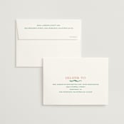 "Amore e Cibo" - Bridal Shower Thank You Cards in Tomato by Cass Loh - FREE Recipient Addressing