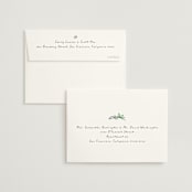 "Tied Bouquet" - Bridal Shower Thank You Cards in Lawn by mo kelley - FREE Recipient Addressing