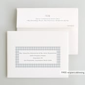 "Charming" - Bridal Shower Thank You Cards in Sky by Lea Delaveris - FREE Recipient Addressing