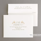 "Boho Branch" - Bridal Shower Thank You Cards in Cream by Robert and Stella - FREE Recipient Addressing