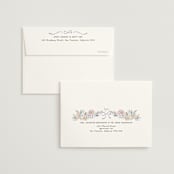 "Portofino" - Bridal Shower Thank You Cards in Lilac by Tamara Hilje - FREE Recipient Addressing