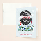 "Red hot bbq" - Bridal Shower Thank You Cards in Pepper by Paper Sun Studio - Front
