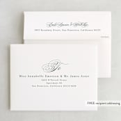 "Couple" - Bridal Shower Thank You Cards in Forest by Lea Delaveris - FREE Recipient Addressing