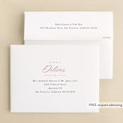 "Magic Flowers" - Bridal Shower Thank You Cards in Petal by Lori Wemple - FREE Recipient Addressing