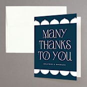 "I Do BBQ Grill" - Bridal Shower Thank You Cards in Water by Heather Schertzer - Front