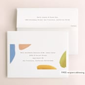 "Nature" - Bridal Shower Thank You Cards in Apricot by Creo Study - FREE Recipient Addressing