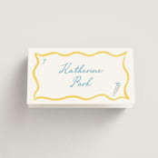 "Summer trail" - Place Cards - Vegetarian in Positano by Creo Study - Folded with Free Guest Printing