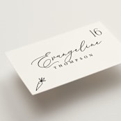 "Chic Script" - Place Cards - Vegetarian in Ink by Hooray Creative - Detail