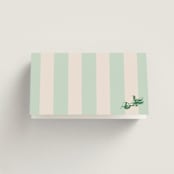 "Rhode" - Place Cards - Vegetarian in Mint by Megan Davis - Blank front