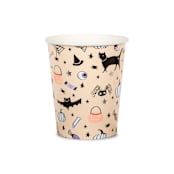 "Hocus Pocus 9 oz Cups" - Party Cups in orange by Jollity and Co