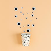 "Hocus Pocus 9 oz Cups" - Party Cups in orange by Jollity and Co