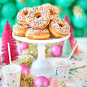 "Merry + Bright 9 oz Cups. - Set of 8" - Party Cups in multicolor by Jollity and Co