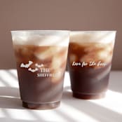 "Personalized Here For The Boos Plastic Cup, set of 50" - Party Cups in clear by ForYourParty