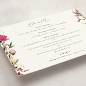 "Lush" - Party Menus in Magenta by Susan Moyal - Detail