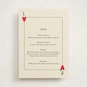 "Red Hearts" - Party Menus in Champagne by Helena Vitto - Front