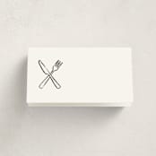 "Shrimp Cocktail" - Party Place Cards in Pearl by mo kelley - Blank Front