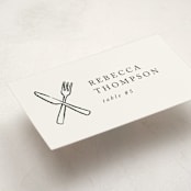 "Shrimp Cocktail" - Party Place Cards in Pearl by mo kelley - Detail