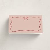 "Cherry Birthday" - Party Place Cards in Cherry by Helena Vitto - Blank Front