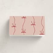 "Cherry Birthday" - Party Place Cards in Cherry by Helena Vitto - Folded Back of Card