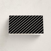 "Scripted Names" - Party Place Cards in Ecru by Hooray Creative - Folded Back of Card