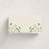 "Wild meadow" - Party Place Cards in Elder Flower by Sarah Knight - Blank Front