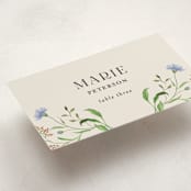 "Wild meadow" - Party Place Cards in Elder Flower by Sarah Knight - Detail