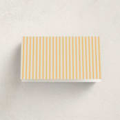 "Bocce" - Party Place Cards in Melon by Megan Davis - Folded Back of Card