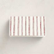 "Handwritten" - Party Place Cards in Wine by Cass Loh - Folded Back of Card