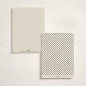 "Scripted Names" - Party Table Numbers in Ecru by Hooray Creative - Back of Card Options