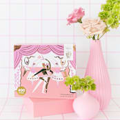 "Pirouette "Stage" Puzzle" - Puzzles in pink by Jollity and Co