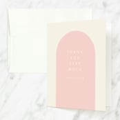 "party streamers" - Quinceañera Thank You Cards in Peony by Baumbirdy - Front