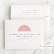 "party streamers" - Quinceañera Thank You Cards in Peony by Baumbirdy - FREE Recipient Addressing
