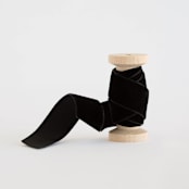 "Black Velvet" - Ribbon in black by Minted - Ribbon