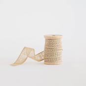 "Natural Loose Weave Cotton" - Ribbon in natural by Minted - Ribbon