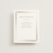"Flicker" - Reception Cards in Sparkle by Pixel and Hank - Front
