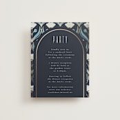 "Deco pattern" - Reception Cards in Cote d'azur by Ana de Sousa - Front