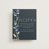 "Nouveau" - Reception Cards in Lilac by Hudson meet Rose - Front