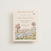 "Countryside" - Reception Cards in Autumnal by Paper Sun Studio - Front