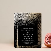 "the mill park" - Reception Cards in Tuxedo by Phrosné Barwood - Front