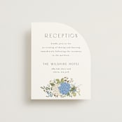 "Garden Whisper" - Reception Cards in Coastal by Susan Moyal - Front
