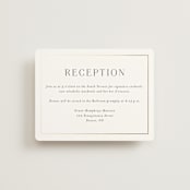 "Entwine" - Reception Cards in Pearl by Jennifer Postorino - Front