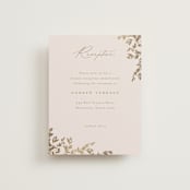 "Classique" - Reception Cards in Spun Sugar by Jessica Williams - Front