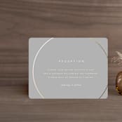 "lili" - Reception Cards in Ash by Lori Wemple - Front