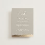 "True Love" - Reception Cards in Clay by Carolyn Nicks - Front