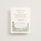 "In the country" - Reception Cards in Forest by Paper Sun Studio - Front
