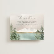 "montagna" - Rehearsal Dinner Cards in Forest by Petra Kern - Front