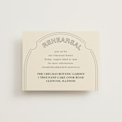 "Sealed" - Rehearsal Dinner Cards in Daisy by Baumbirdy - Front