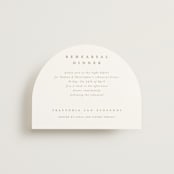 "spiku" - Rehearsal Dinner Cards in Pearl by chocomocacino - Front