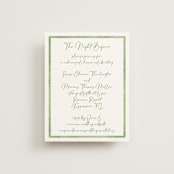 "Tropical Dreams" - Rehearsal Dinner Cards in Jungle by Petra Kern - Front