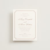 "Avery" - Rehearsal Dinner Cards in Dusty Pink by Jennifer Postorino - Front